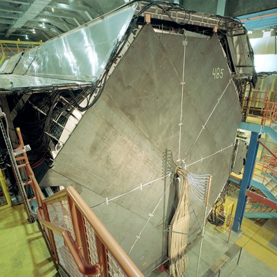 The MINOS far detector is located in a cavern half a mile underground in
 the So