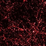 The calculated distribution of dark matter (Credits: The Virgo Consortium/Alexan