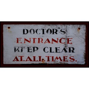 Doctor&rsquo;s surgery sign, from   Victoria Reay   on Flickr