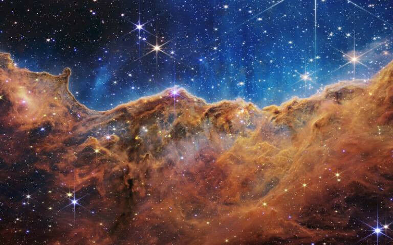 Eta carinae nebula - Top: The Carina Nebula. Credit: NASA, ESA, CSA, and STScI