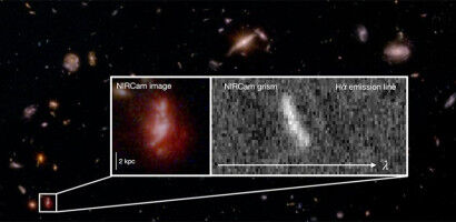 'Messy' galaxies in the early universe struggled to settle