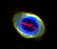 Mysterious 'Mars bar' discovered in famous Ring Nebula