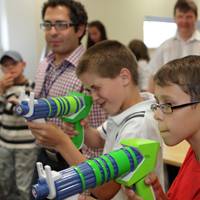 Belarusian children visit the University