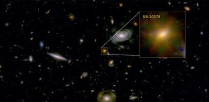 'Death by a thousand cuts': young galaxy ran out of fuel as black hole choked off supplies