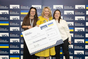 Entrepreneurs pitch their ideas to help rebuild Ukraine at VIP event