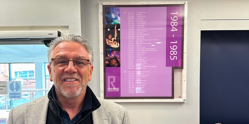 Stuart Galbraith helped put on shows like The Clash, Simple Minds and U2 at the