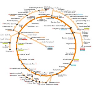 London Overground map courtesy of  Time Out on Facebook .