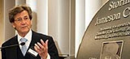 Lord Bragg opens Storm Jameson Court