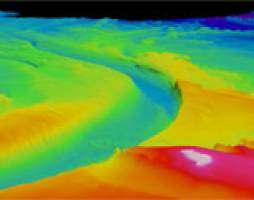 Researchers study undersea rivers with a yellow submarine