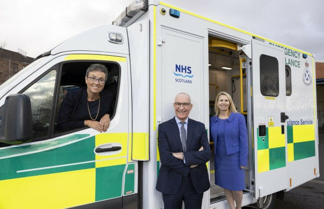 Image from left to right: Professor Jill Pell, Deputy Head of the College of Med