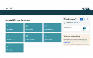 Save time, stay up to date, make your life easier - use Inside UCL