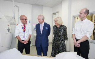 Their Majesties The King and Queen meet UCL cancer specialists at UCLH