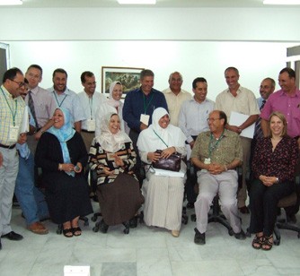 The first set of course participants in December 2006