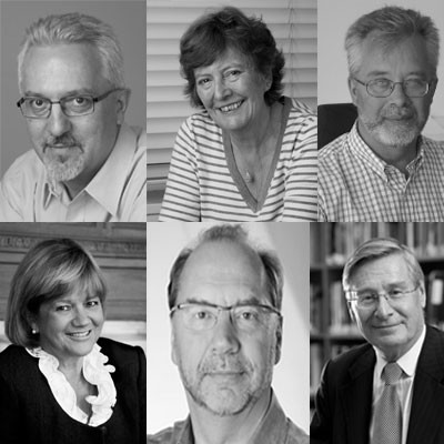 UCL Honorary Graduands 2012  (Clockwise from top left)    Alan
     Hollinghurst