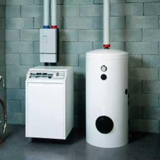 a gas boiler
