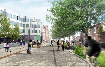 Artist impression of Leavygreave View